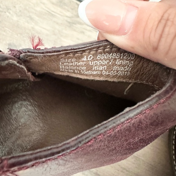 Dansko Leyla Zip Ankle Bootie Womens 9.5-10 EU 40  Leather Hidden Wedge - Picture 6 of 8